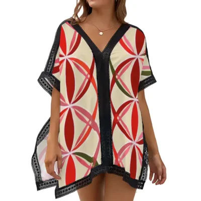 Customizable Ladies' Swim Cover-Up – Stylish Comfort for Vacation Adventures​
